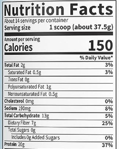 garden of life raw meal protein nutrition review