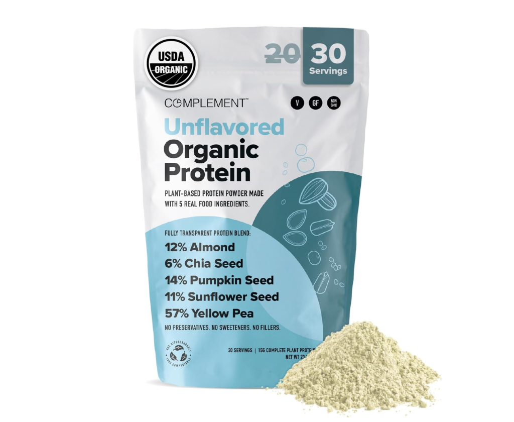 Complement Unflavored Protein Powder Organic