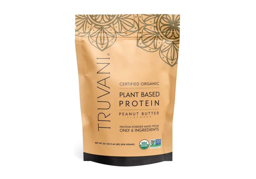 Truvani Plant-Based protein powder without heavy metals