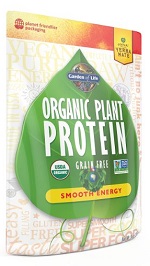 Garden of Life Organic Plant Protein Review Smooth Energy