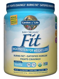 Garden of Life RAW Fit High Protein Powder for Weight Loss