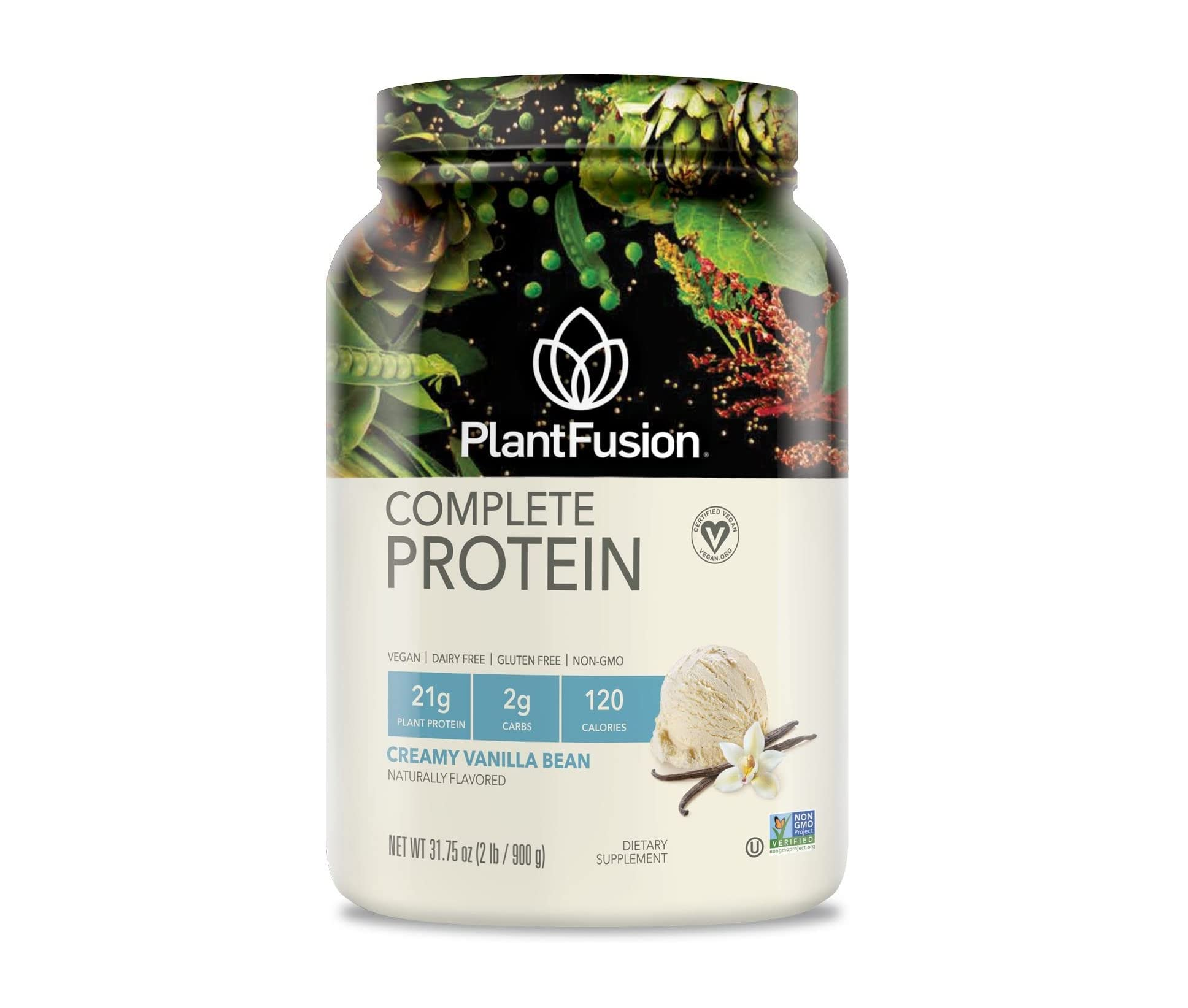 PlantFusion Complete Vegan Protein Powder for Muscle Gain