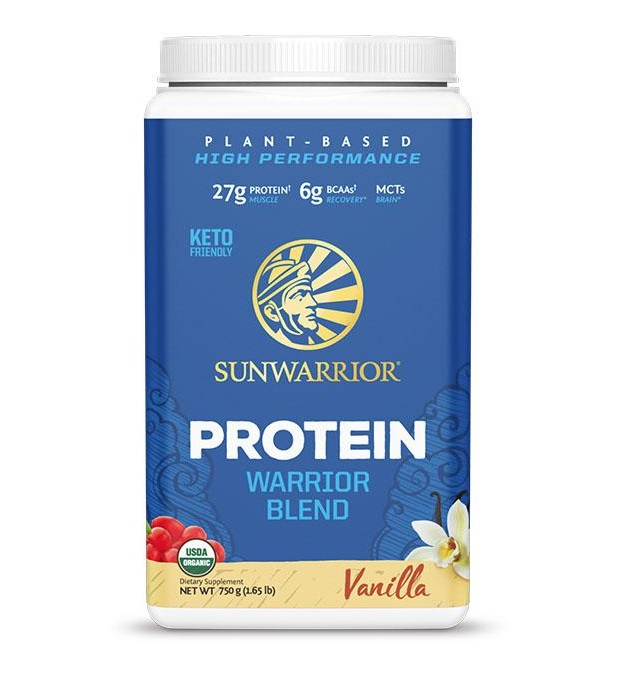 sunwarrior warrior blend vanilla protein powder review